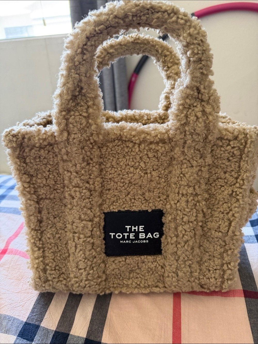 Marc Jacobs Beige Sherpa Tote Bag